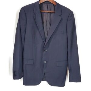 Theory Xylo np Wool Sport Coat Blazer Mens 42R Dark Blue